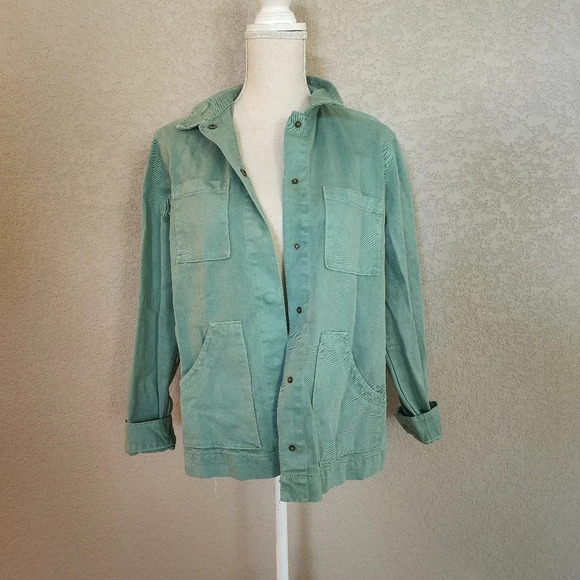 Universal Thread Green jean Jacket light weight size Small - Picture 6 of 7
